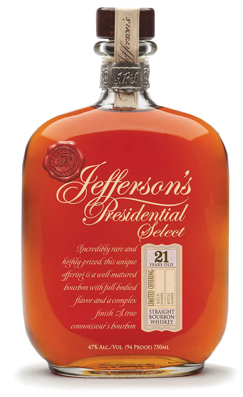 Jefferson's Presidential Select 21 Year-Old Bourbon