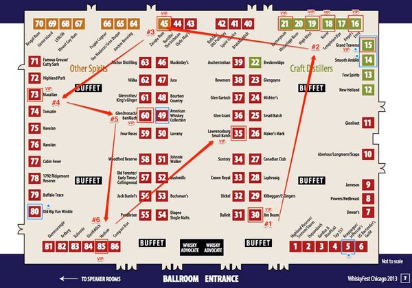 WhiskyFest Chicago 2013 Attack Plan