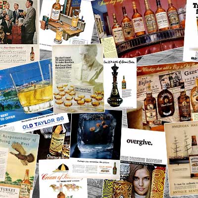 Vintage Bourbon Advertising Computer Wallpaper